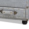 Baxton Studio Flynn Transitional Grey Upholstered 2-Drawer Storage Trunk Ottoman 162-10516 - alternate 2